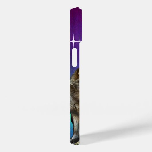 Wolf en Moon Case-Mate iPhone Case (Achterkant / Rechts)