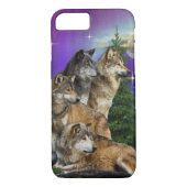Wolf en Moon Case-Mate iPhone Case (Achterkant)
