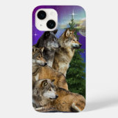 Wolf en Moon Case-Mate iPhone Case (Achterkant)