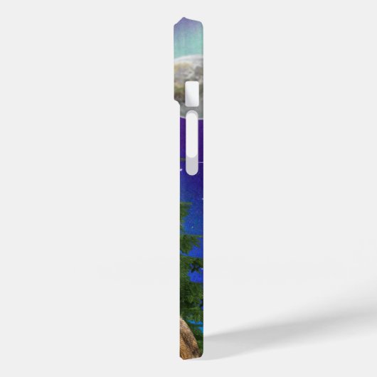 Wolf en Moon Case-Mate iPhone Case (Achterkant / Links)