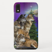 Wolf en Moon Case-Mate iPhone Case (Achterkant)