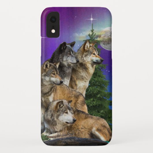 Wolf en Moon Case-Mate iPhone Case (Achterkant)