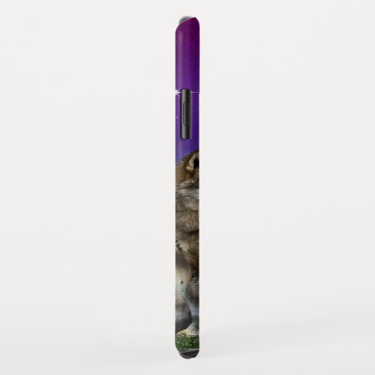 Wolf en Moon Case-Mate iPhone Case (Achterkant/rechts)