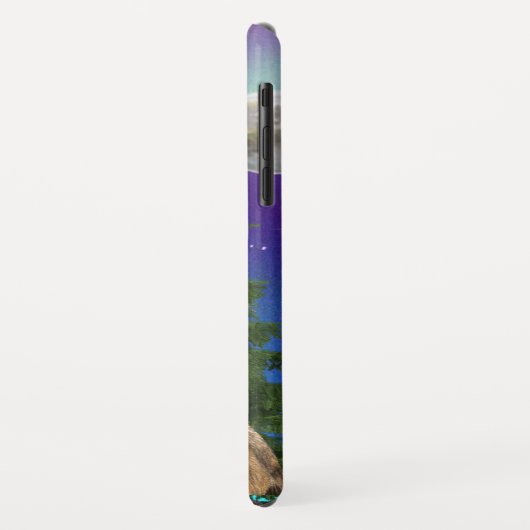 Wolf en Moon Case-Mate iPhone Case (Achterkant/links)