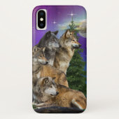 Wolf en Moon Case-Mate iPhone Case (Achterkant)