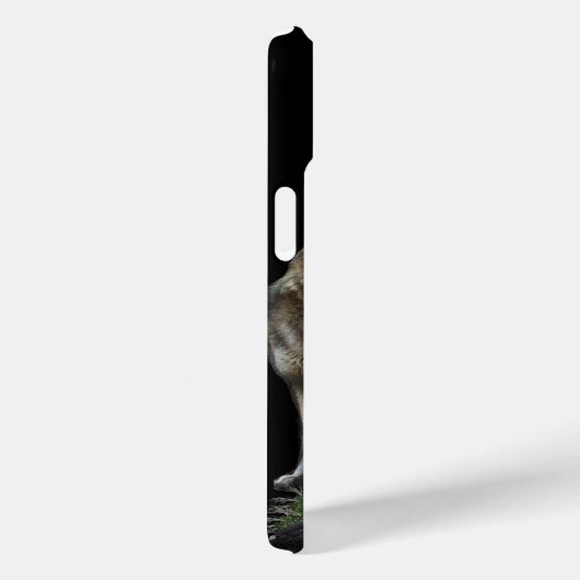 Wolf en Moon Case-Mate iPhone Case (Achterkant / Rechts)
