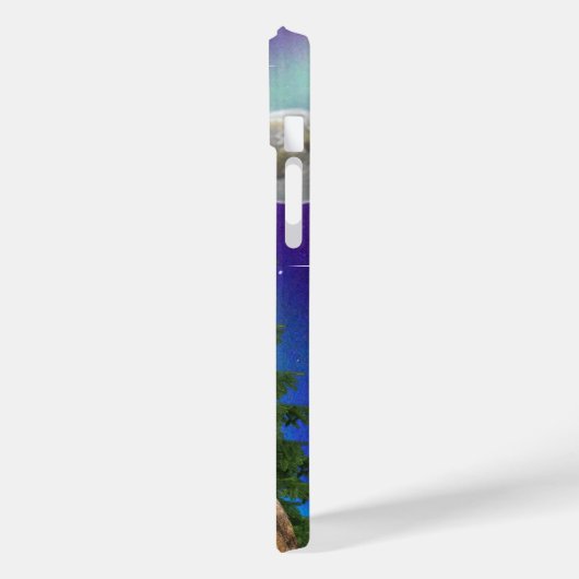 Wolf en Moon Case-Mate iPhone Case (Achterkant / Links)