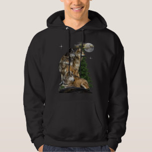 Wolf en Moon Hoodie
