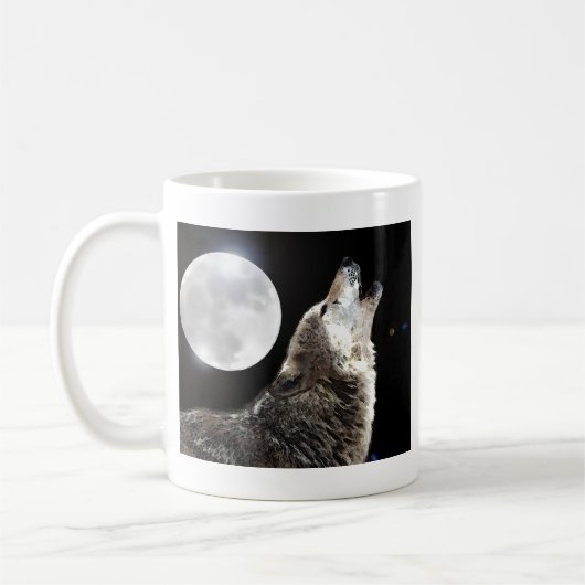 Wolf en Moon Koffiemok (Links)