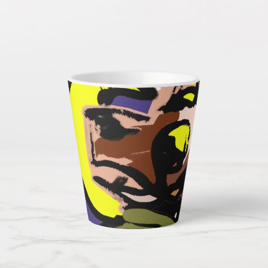 Wolf en Moon Latte Mok (Voorkant)