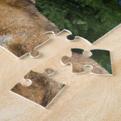 wolf en Moon Legpuzzel (Zijkant)