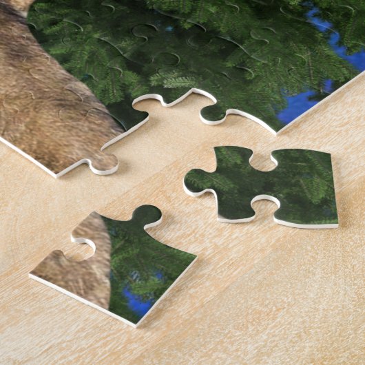 Wolf en Moon Legpuzzel (Zijkant)