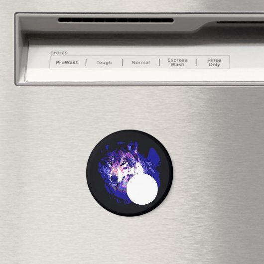 Wolf en Moon Magneet (Insitu (Vaatwasser))