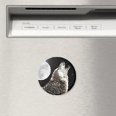 Wolf en Moon Magneet (Insitu (Vaatwasser))