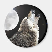 Wolf en Moon Magneet (Voorkant)