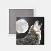Wolf en Moon Magneet (Voorkant / Achterkant)