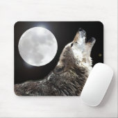 Wolf en Moon Muismat (Met muis)