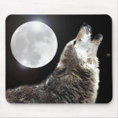 Wolf en Moon Muismat (Voorkant)