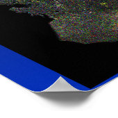 Wolf en Moon Poster (Hoek)