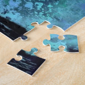 Wolf en Moon Puzzle - Schilderen Legpuzzel (Zijkant)