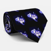 Wolf en Moon Stropdas (Opgerold)