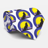 Wolf en Moon Stropdas (Opgerold)