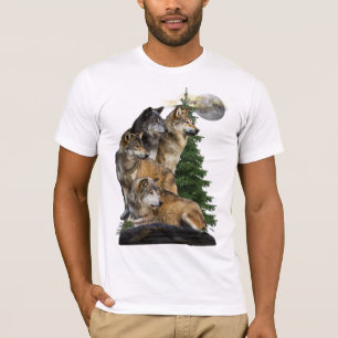 Wolf en Moon T-shirt