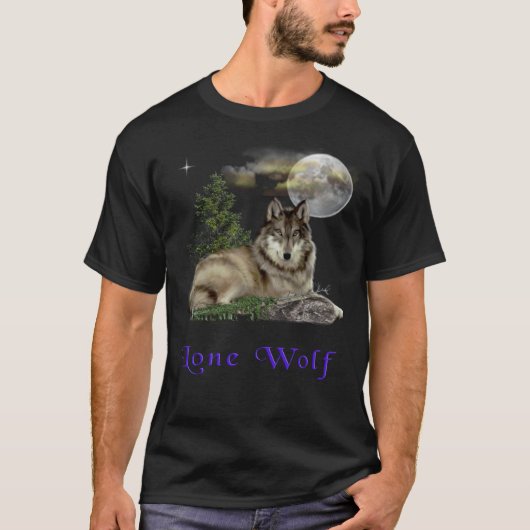 Wolf en Moon T-shirt (Voorkant)