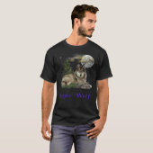 Wolf en Moon T-shirt (Voorkant volledig)