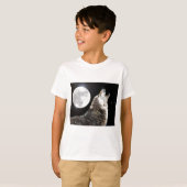 Wolf en Moon T-shirt (Voorkant volledig)