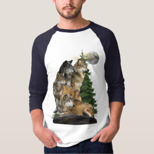 Wolf en Moon T-shirt