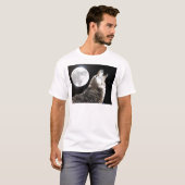 Wolf en Moon T-shirt (Voorkant volledig)