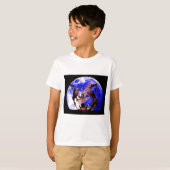 Wolf en Moon T-shirt (Voorkant volledig)