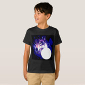 Wolf en Moon T-shirt (Voorkant volledig)
