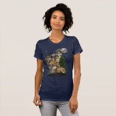 Wolf en Moon T-shirt (Voorkant volledig)