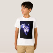 Wolf en Moon T-shirt (Voorkant volledig)