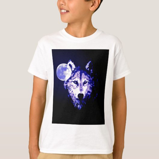 Wolf en Moon T-shirt (Voorkant)