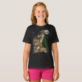 Wolf en Moon T-shirt (Voorkant volledig)