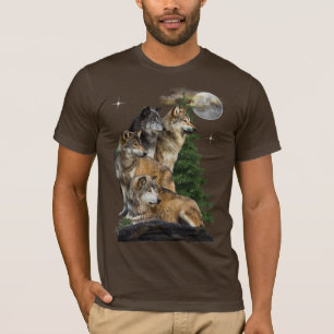 Wolf en Moon T-shirt