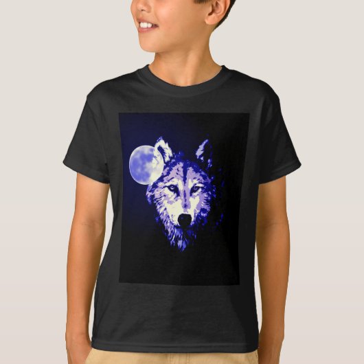 Wolf en Moon T-shirt (Voorkant)