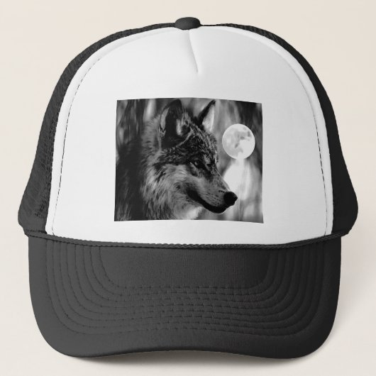 Wolf en Moon Trucker Pet (Voorkant)