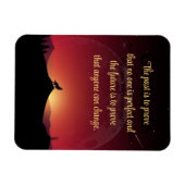 Wolf en Night Sky Niemand is perfect Magneet (Horizontaal)