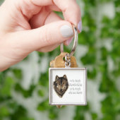 Wolf en Pack Citaat - Dierlijk Collectie Sleutelhanger (Hand)