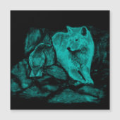 Wolf en Raaf in de Nachtkaart (Voorkant)