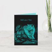 Wolf en Raven in de nacht (Voorkant)