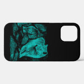 Wolf en Raven in de nacht Case-Mate iPhone Case (Achterkant (horizontaal))