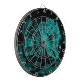 Wolf en Raven in de nacht Dartbord (Voorkant Links)