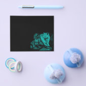 Wolf en Raven in de nacht Flyer (Enkel)