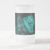 Wolf en Raven in de nacht