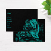 Wolf en Raven in de nacht Visitekaartje (Bureau)